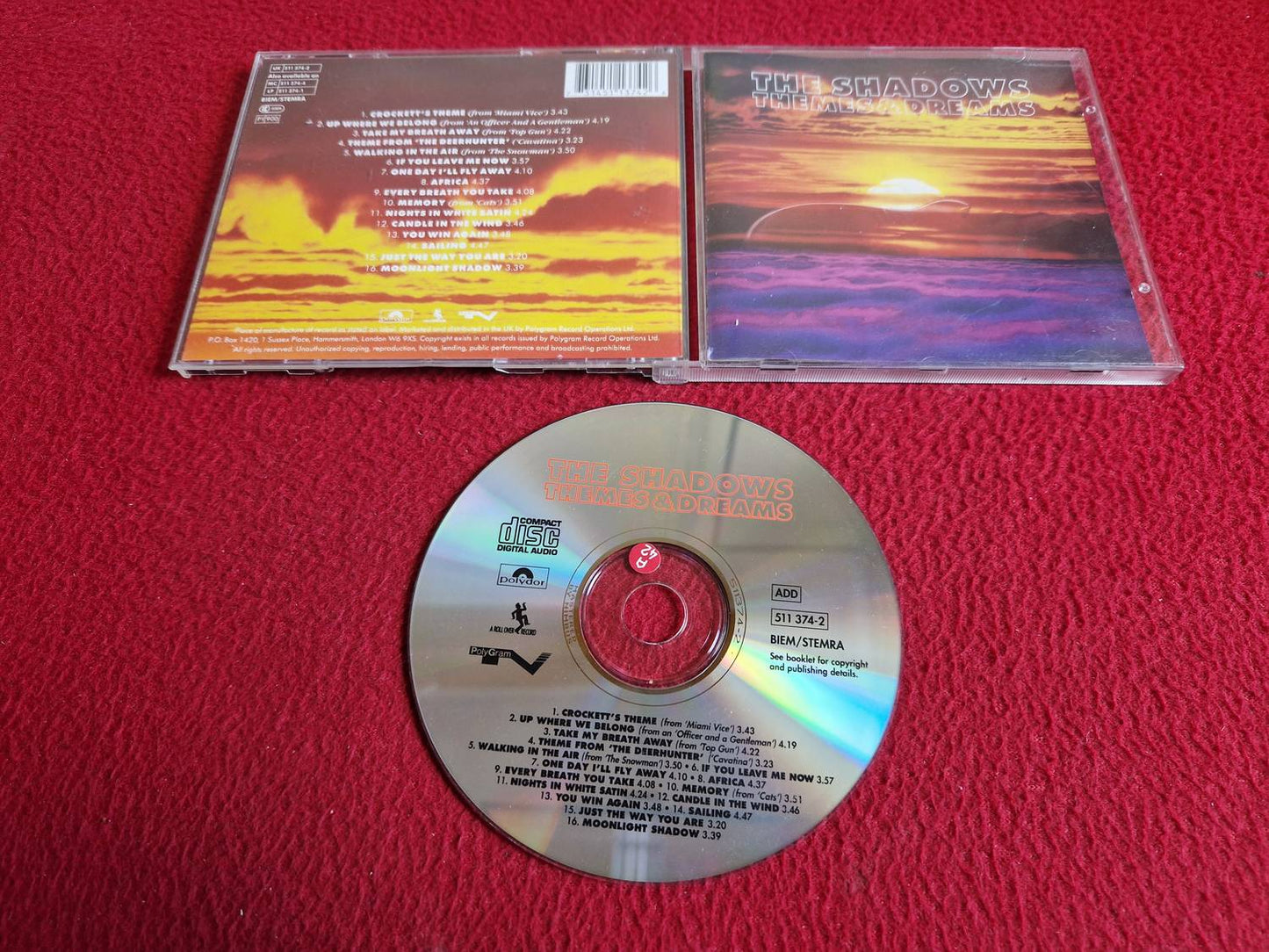 THE SHADOWS THEMES & DREAMS CD
