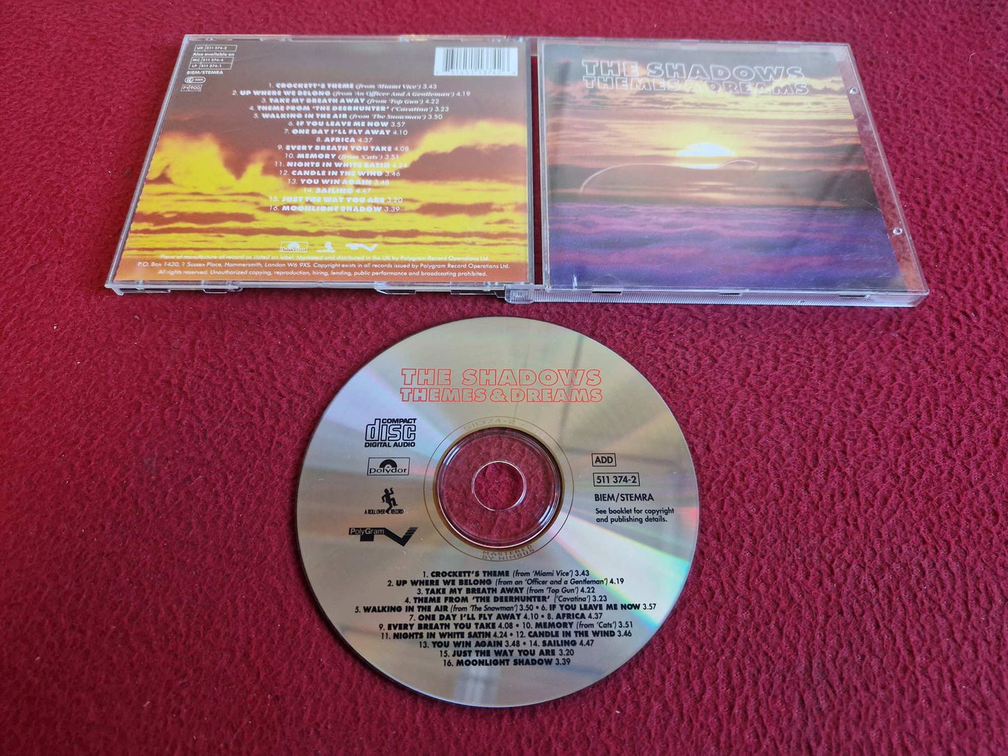 THE SHADOWS THEMES & DREAMS CD