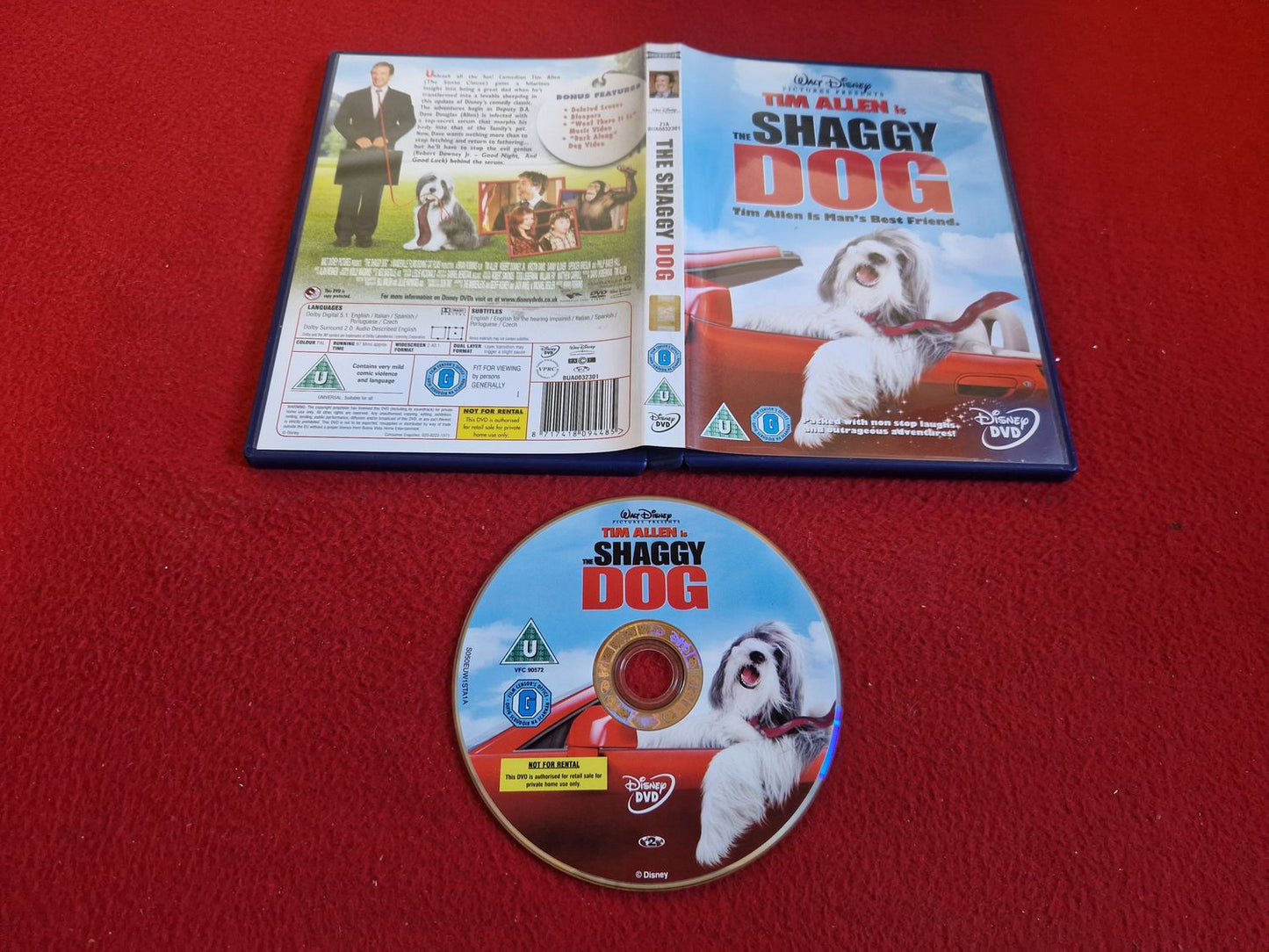 THE SHAGGY DOG DVD