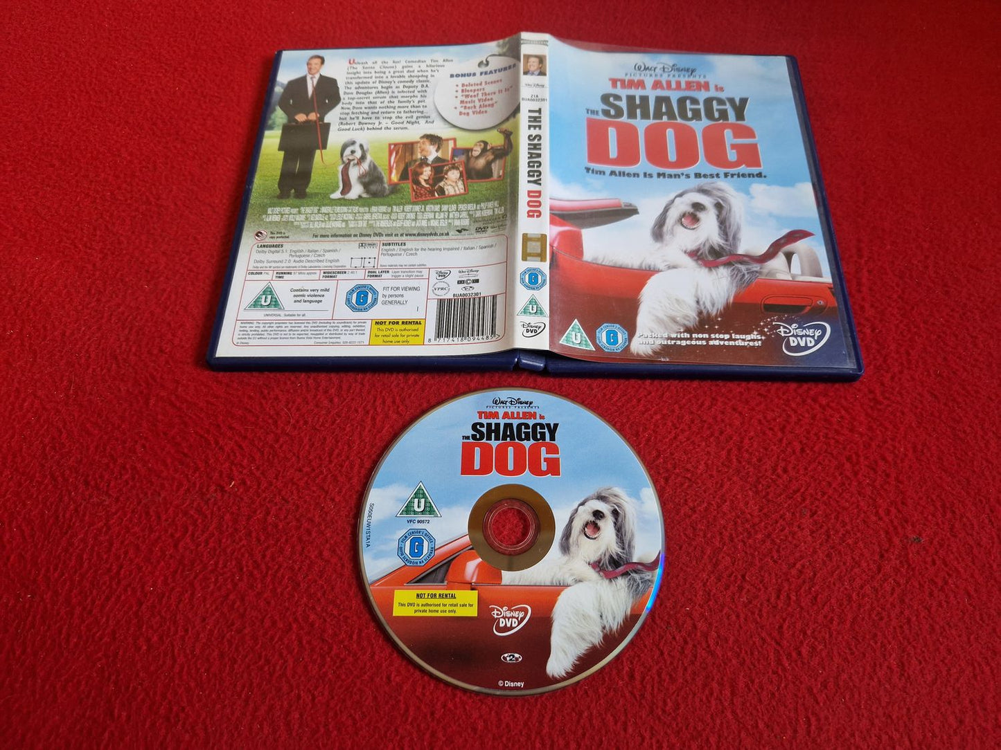 THE SHAGGY DOG DVD