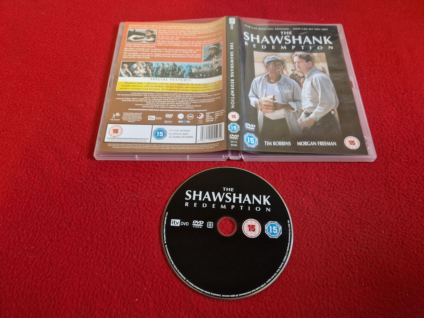 THE SHAWSHANK REDEMPTION DVD