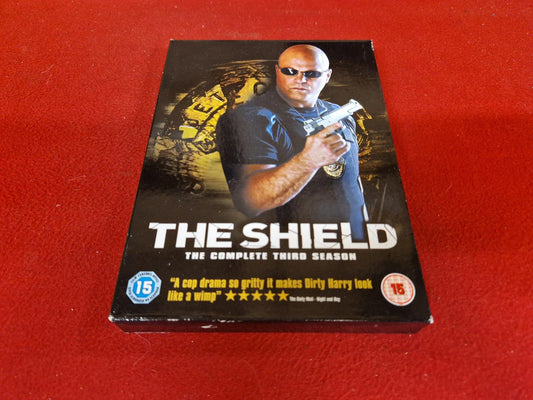 THE SHIELD THE COMPLETE SEASON 3 BOX till DVD