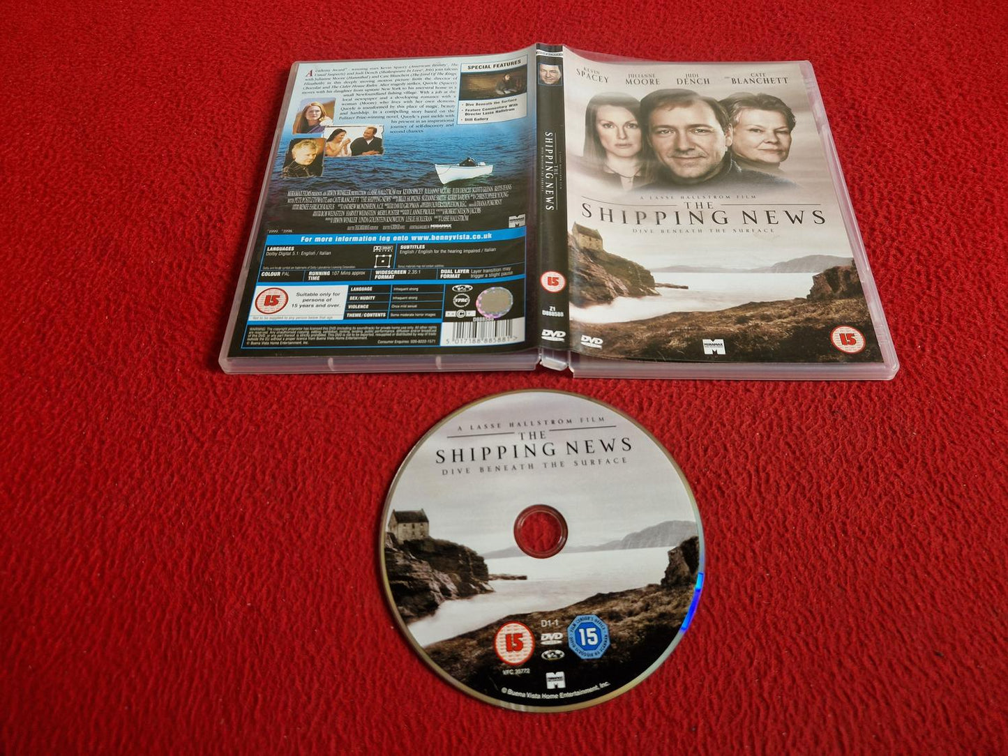 THE SHIPPING NEWS DVD