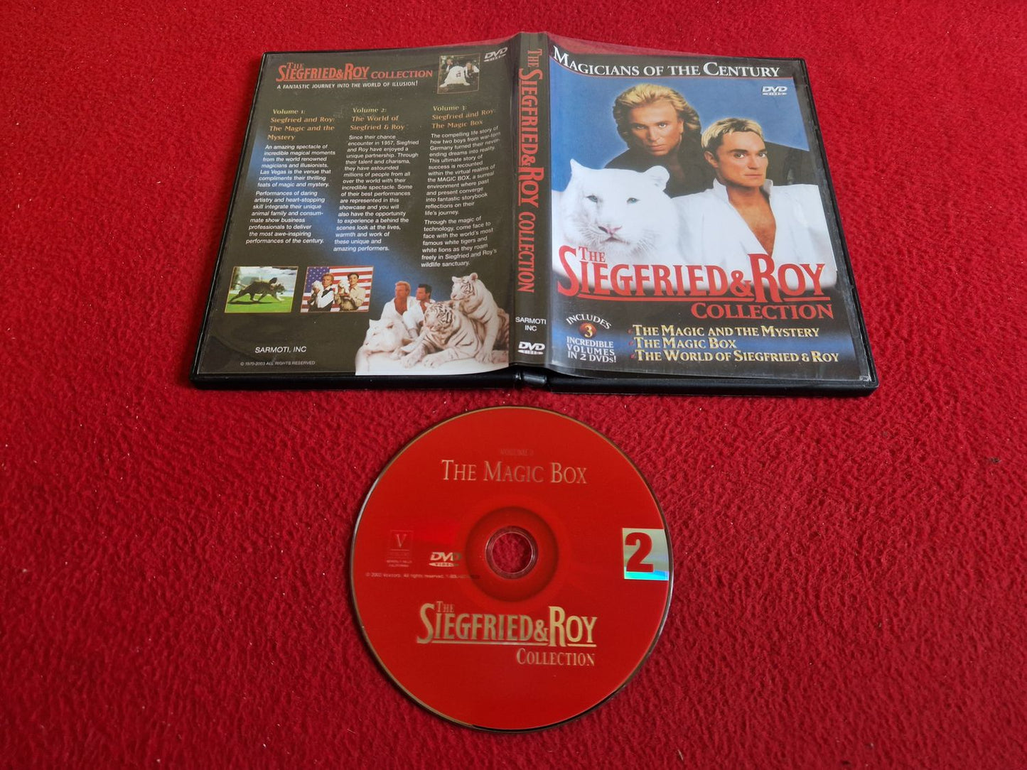 THE SIEFGRIED & ROY COLLECTION MAGIC AND THE MYSTERY / MAGIC BOX / WORLD OF DVD