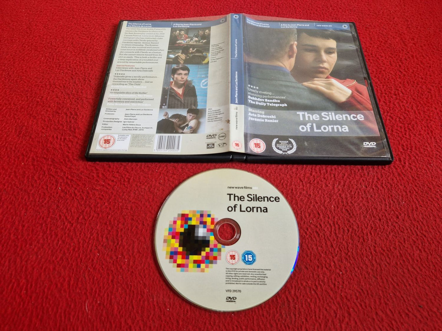 THE SILENCE OF LORNA DVD