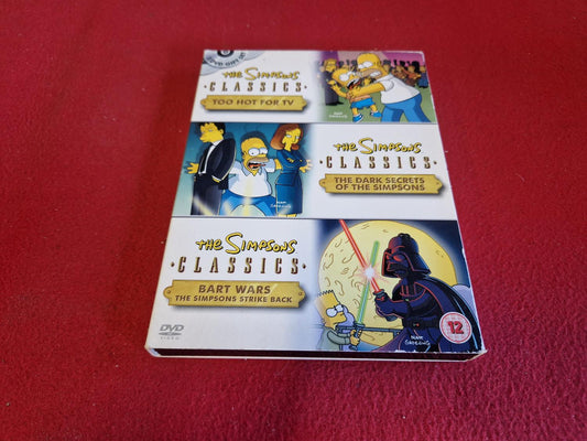THE SIMPSONS CLASSICS TOO HOT FOR TV / DARK SECRETS / BART WARS BOX till DVD