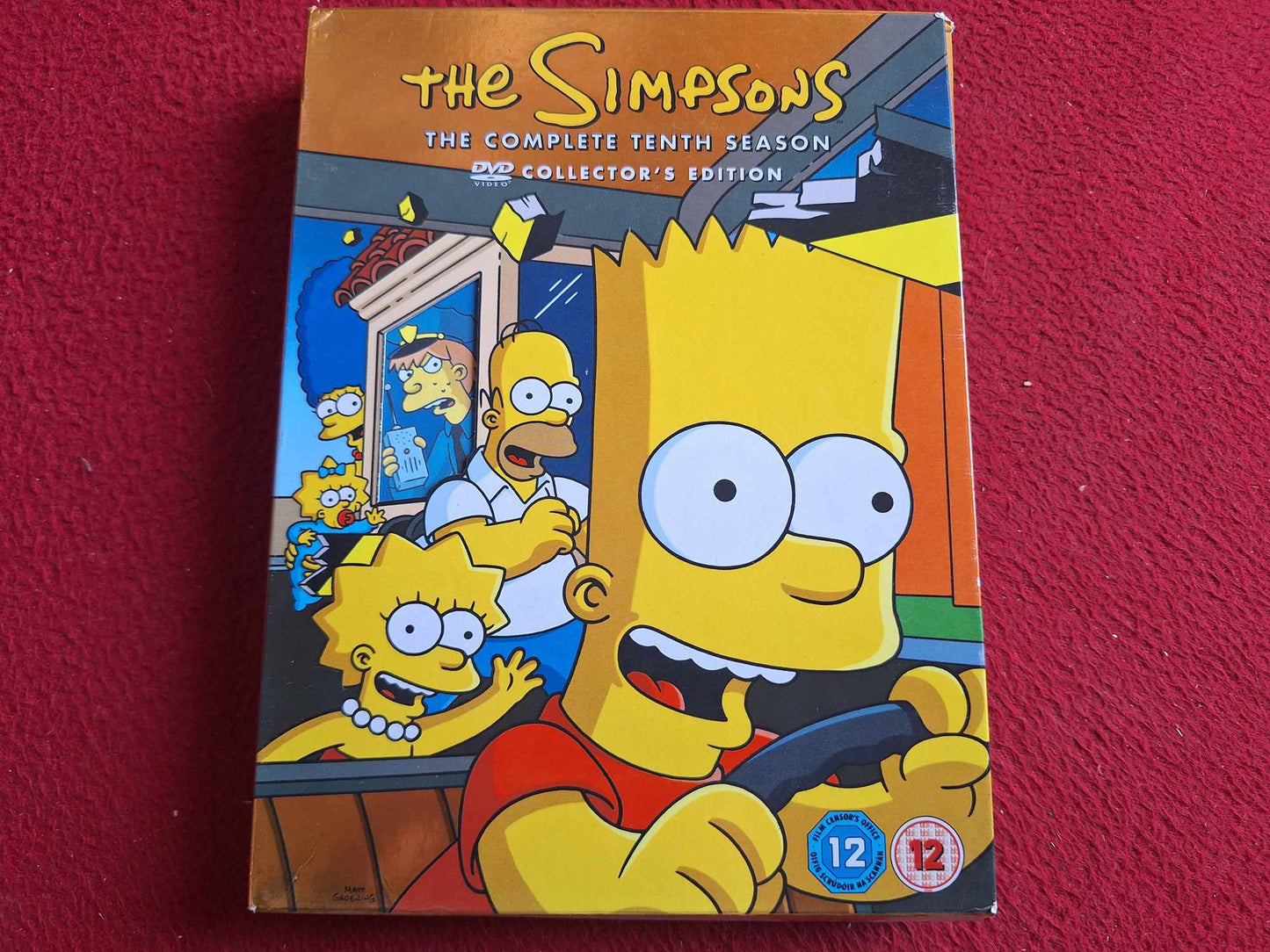 THE SIMPSONS SEASON 10 BOX DVD