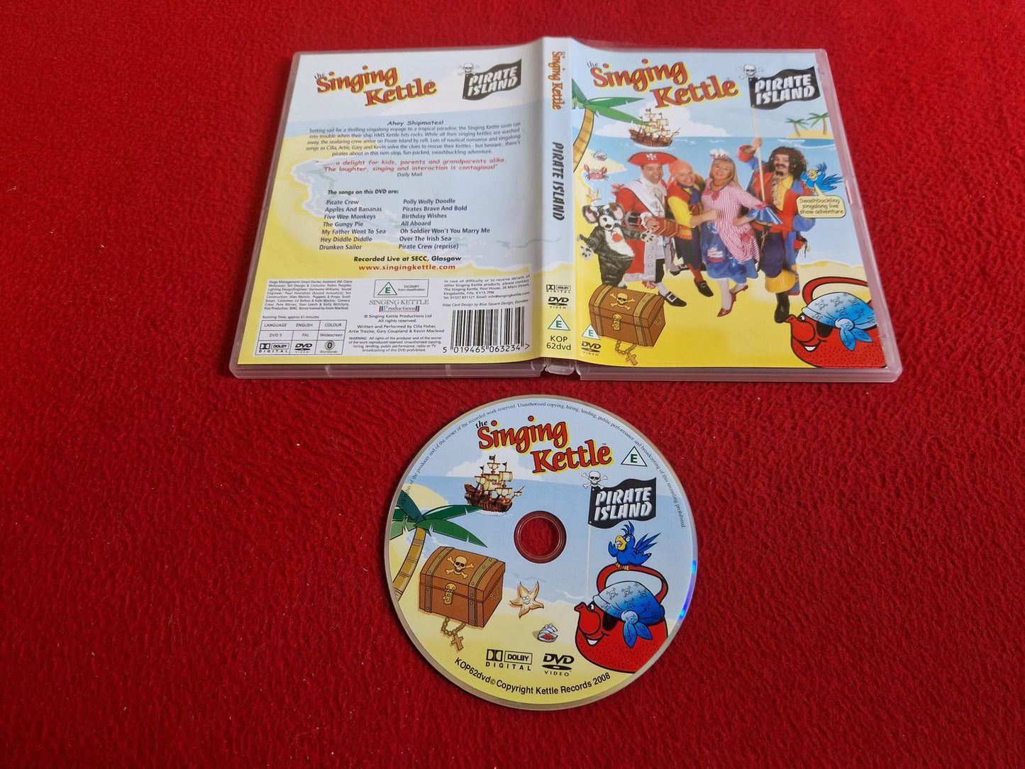 THE SINGING KETTLE - PIRATE ISLAND DVD