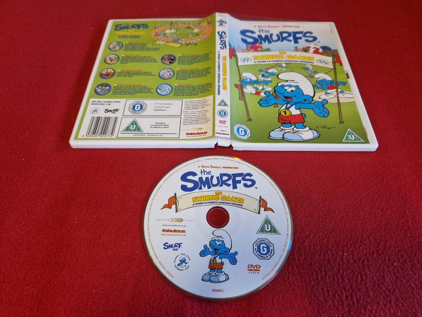 THE SMURFS THE SMURFIC GAMES & OTHER FAVOURITE SPORTING EPISODES till DVD