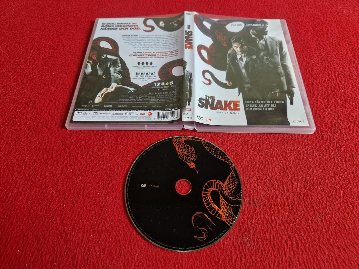 THE SNAKE [ FRANSKT TAL SVENSK TEXT ] DVD