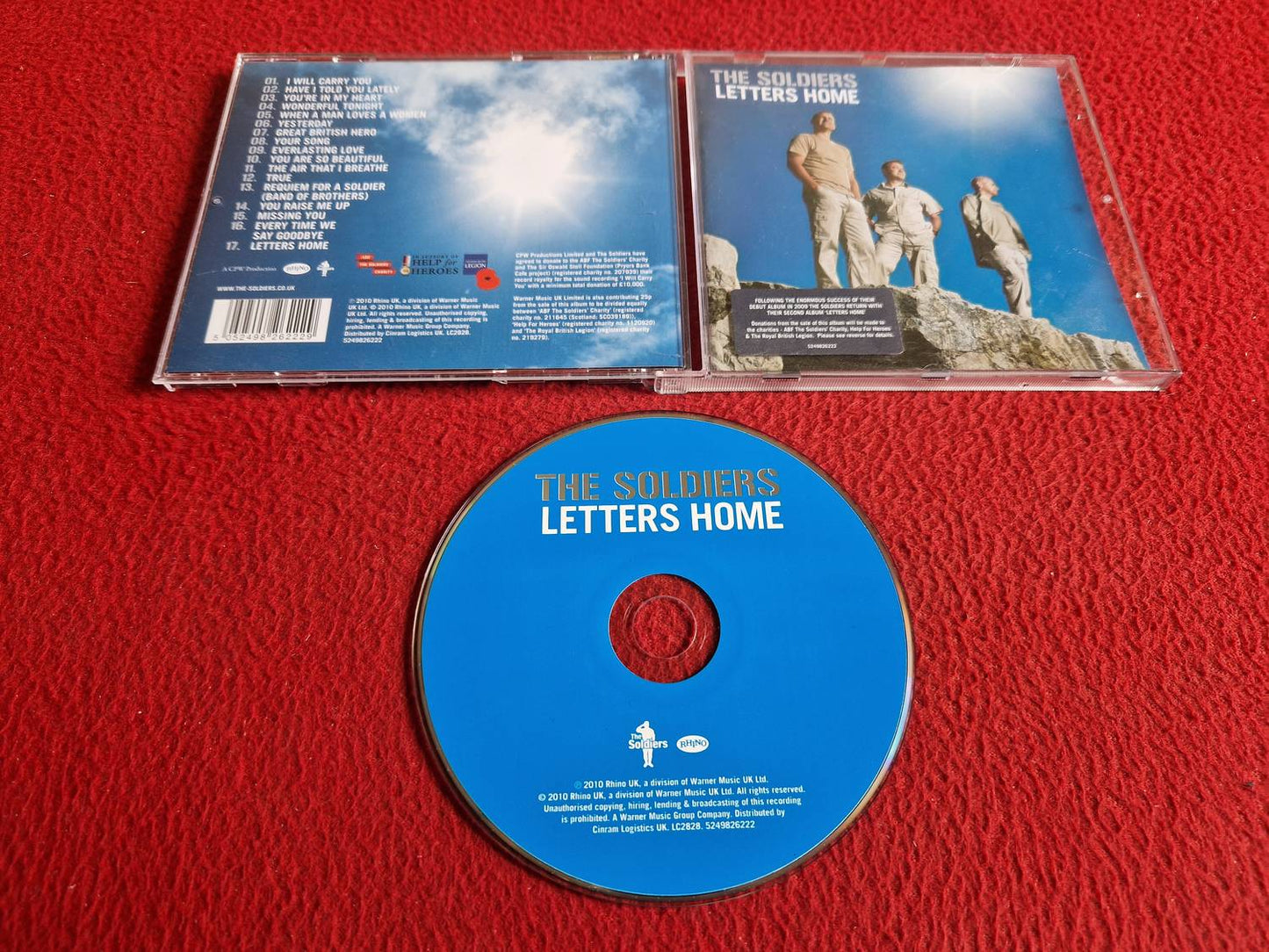 THE SOLDIERS LETTERS HOME CD