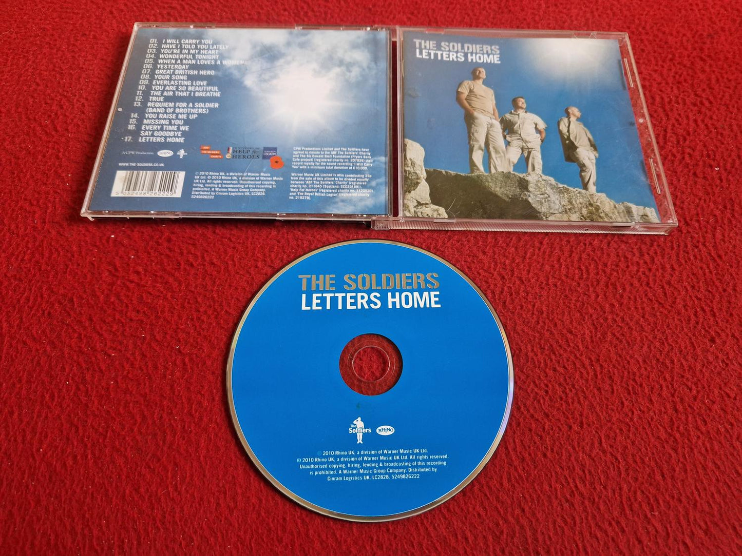 THE SOLDIERS LETTERS HOME CD