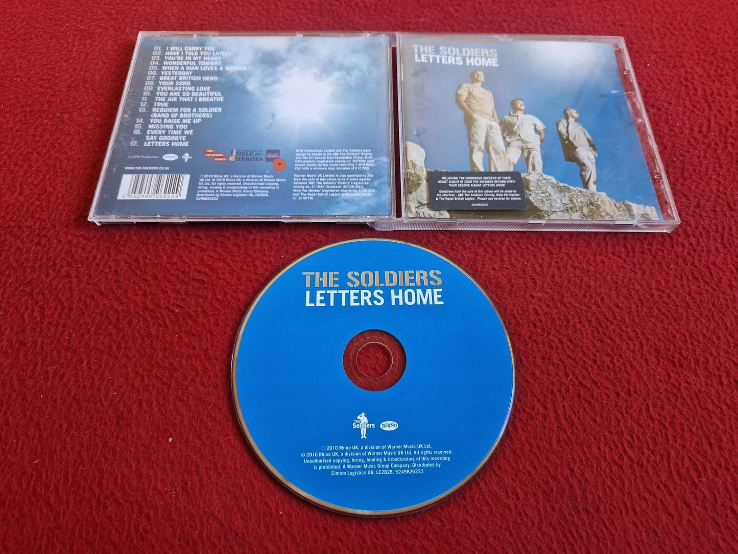 THE SOLDIERS LETTERS HOME CD