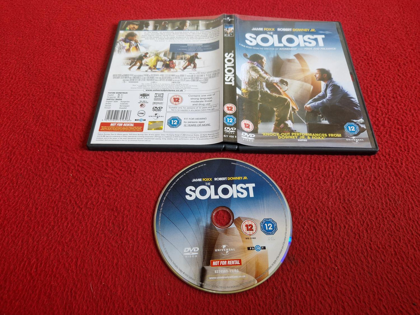 THE SOLOIST DVD
