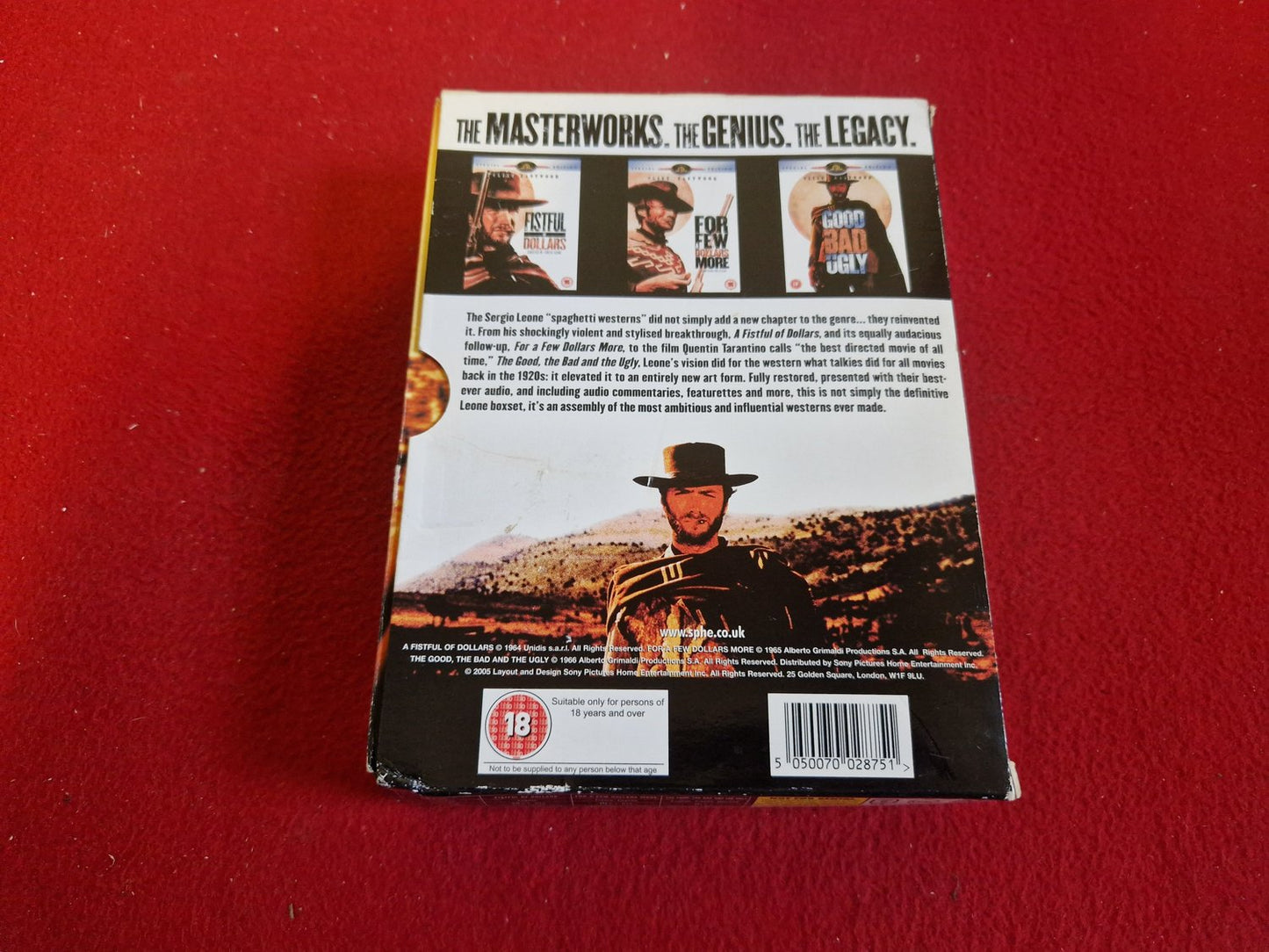 THE SPAGHETTI WESTERN COLLECTION BOX DVD
