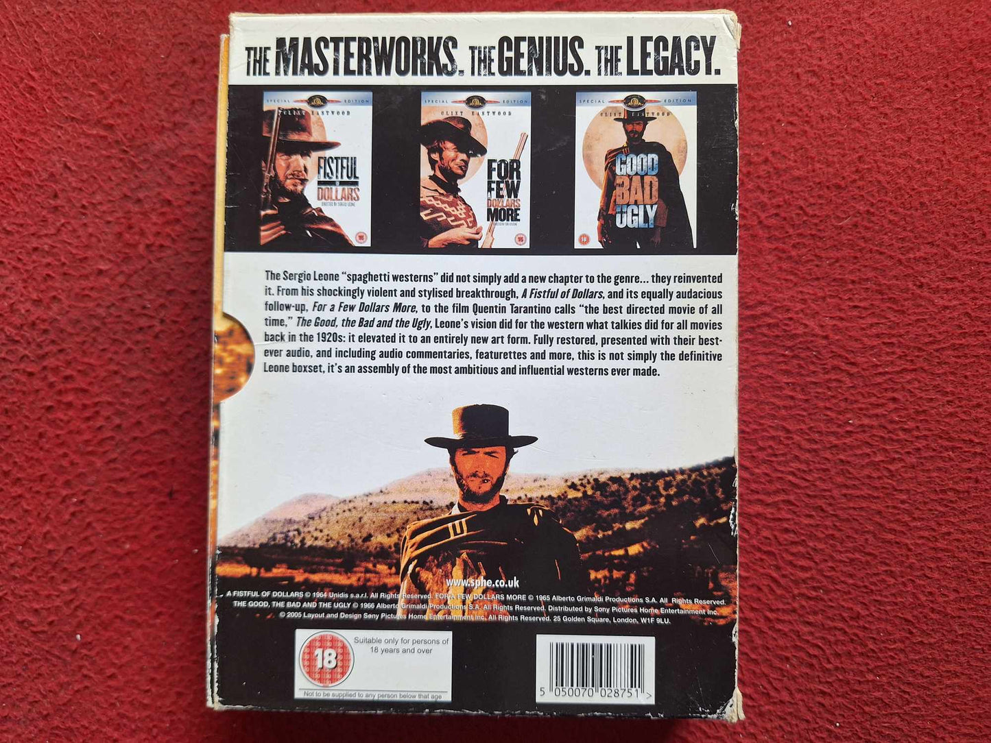 THE SPAGHETTI WESTERN COLL - FISTFUL OF DOLLARS mfl BOX DVD