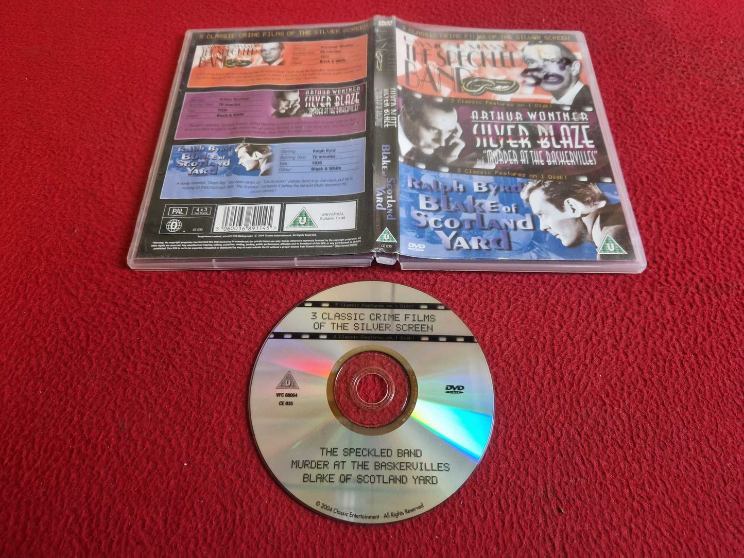 THE SPECKLED BAND / SILVER BLAZE / BLAKE OF SCOTLAND YARDS DVD