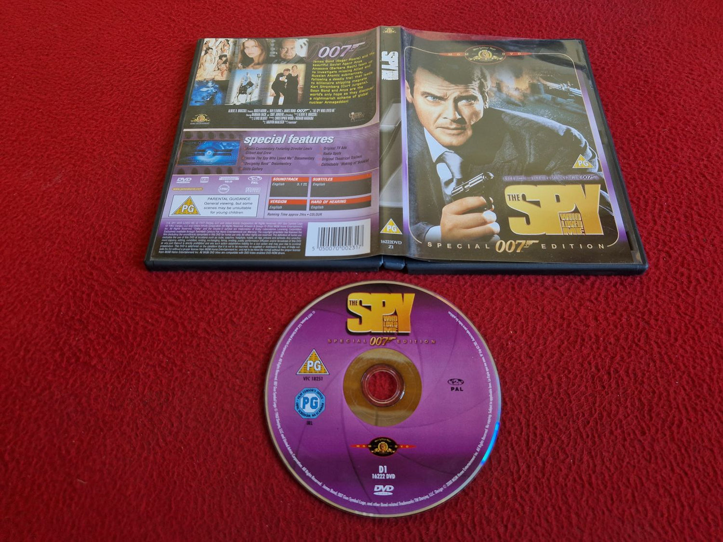 THE SPY WHO LOVED ME DVD