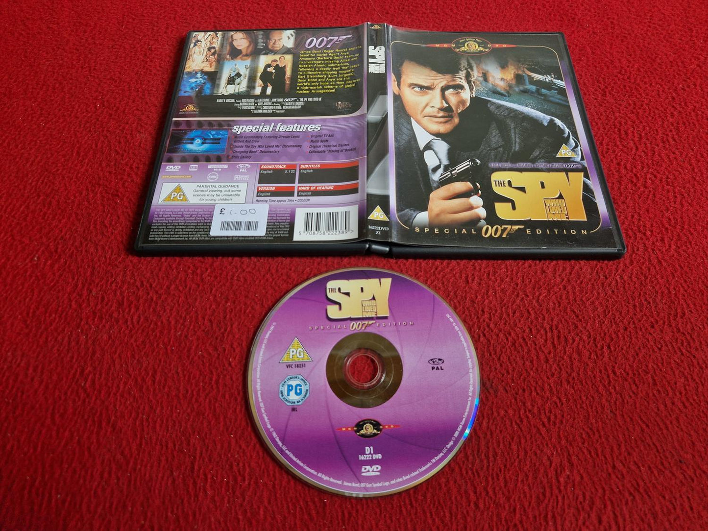 THE SPY WHO LOVED ME SPECIAL 007 EDITION DVD