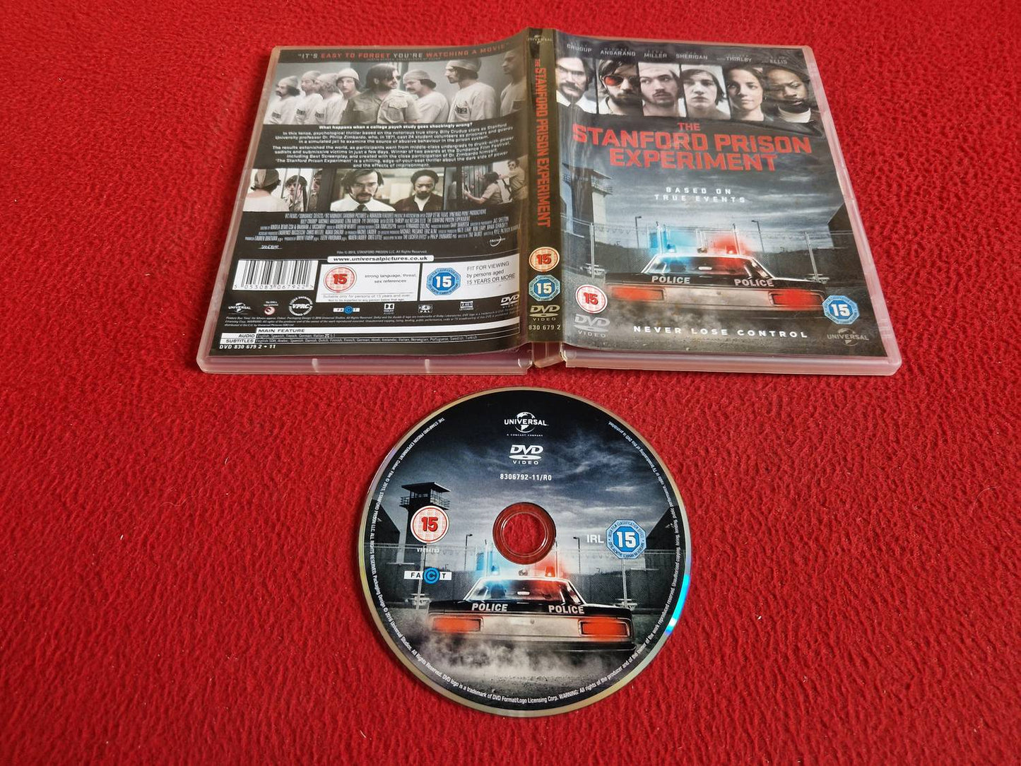 THE STANFORD PRISON EXPERIMENT [ SVENSK TEXT ] DVD
