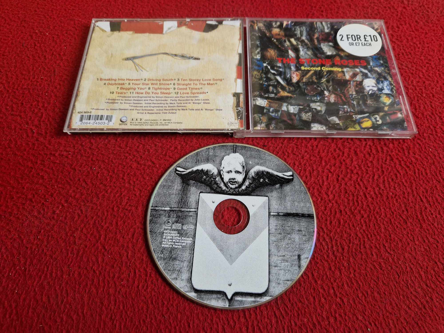 THE STONE ROSES SECOND COMING CD