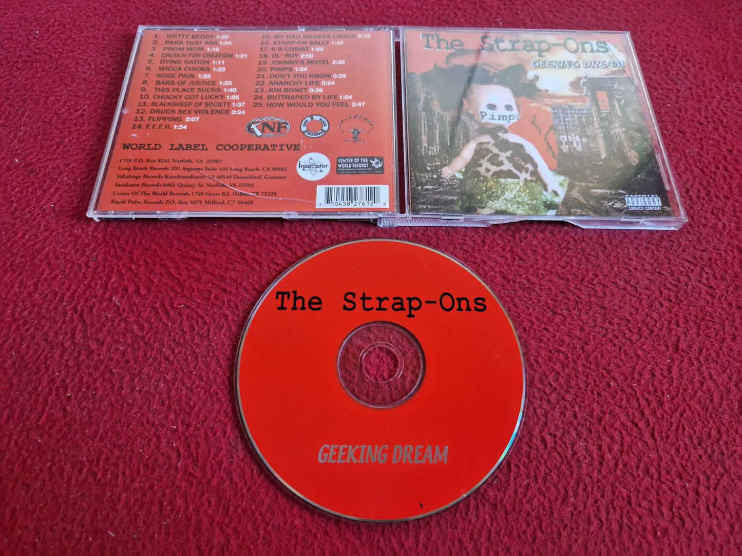 THE STRAP-ONS GEEKING DREAM CD