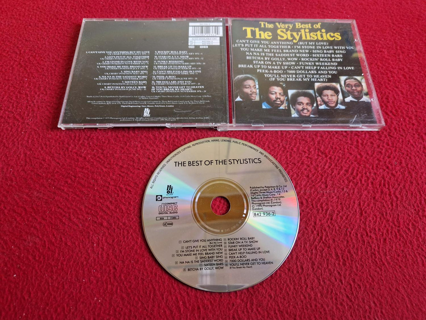 THE STYLISTICS THE VERY BEST OF THE STYLISTICS CD