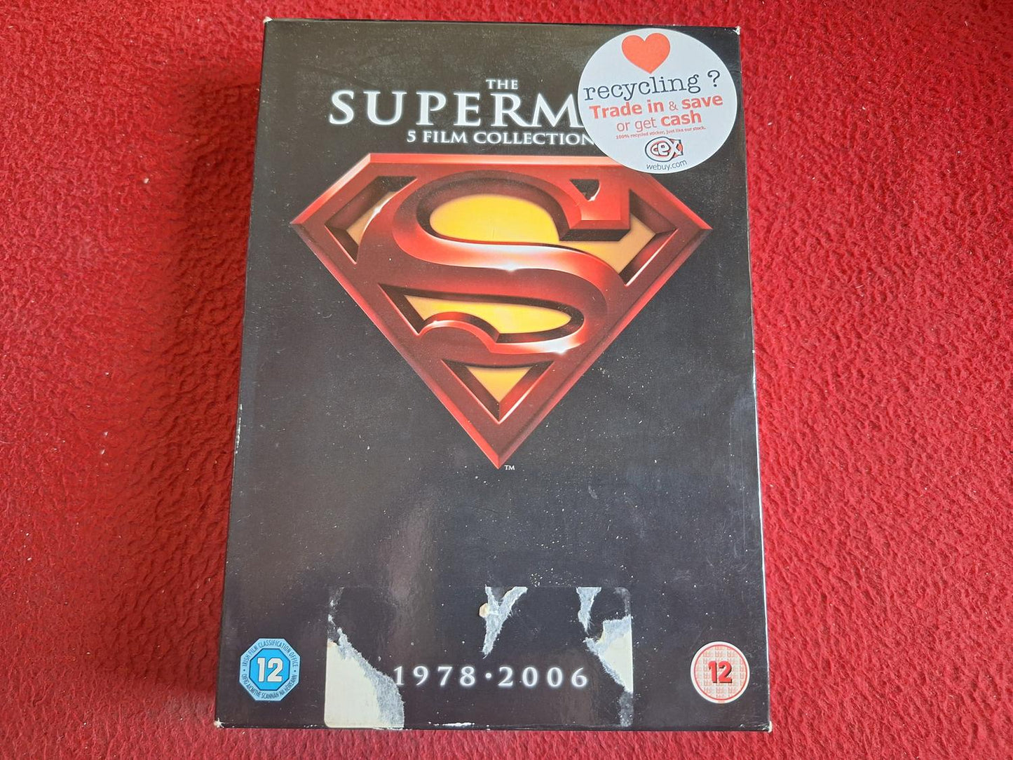 THE SUPERMAN 5 FILM COLLECTION 1978 - 2006 BOX DVD