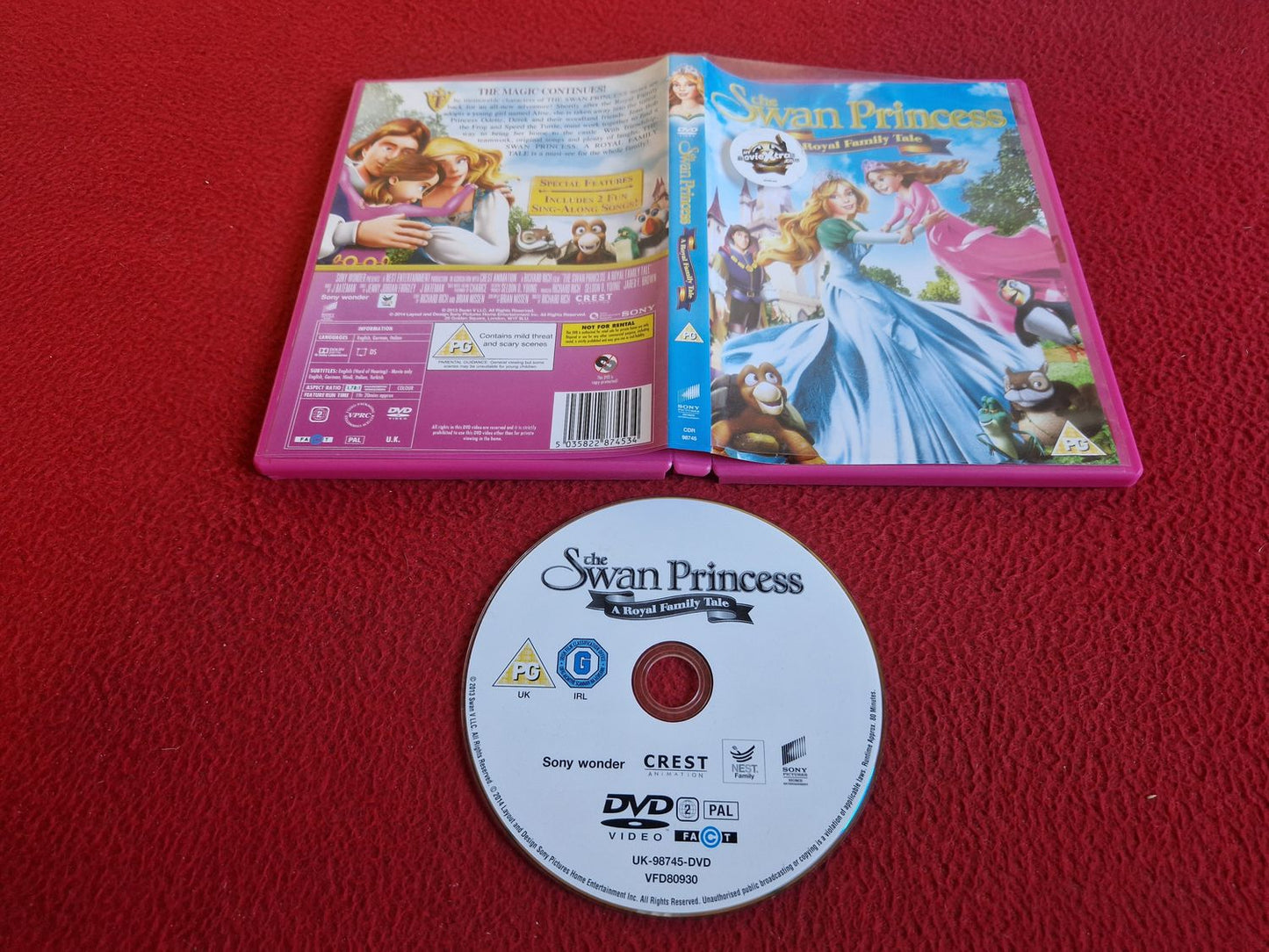 THE SWAN PRINCESS A ROYAL FAMILY TALE DVD