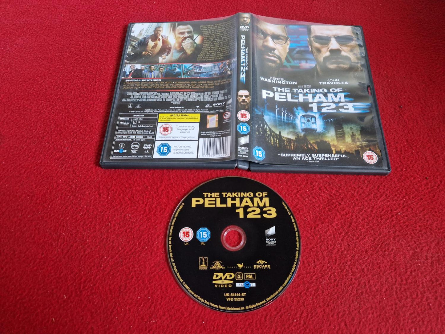 THE TAKING OF PELHAM 123 DVD