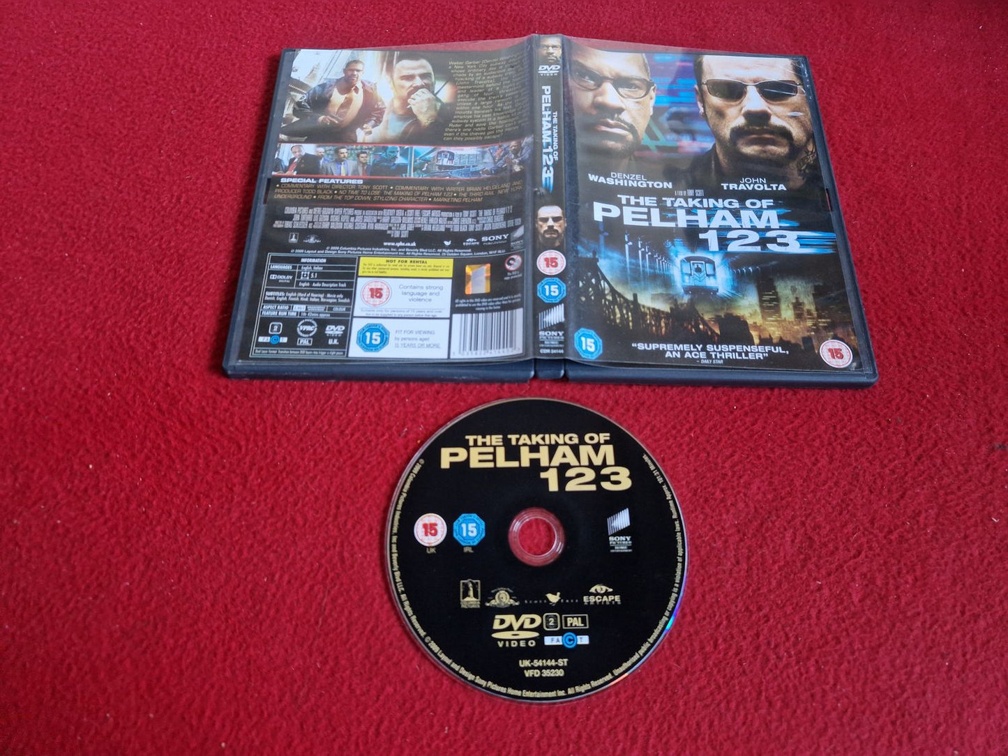 THE TAKING OF PELHAM 123 DVD