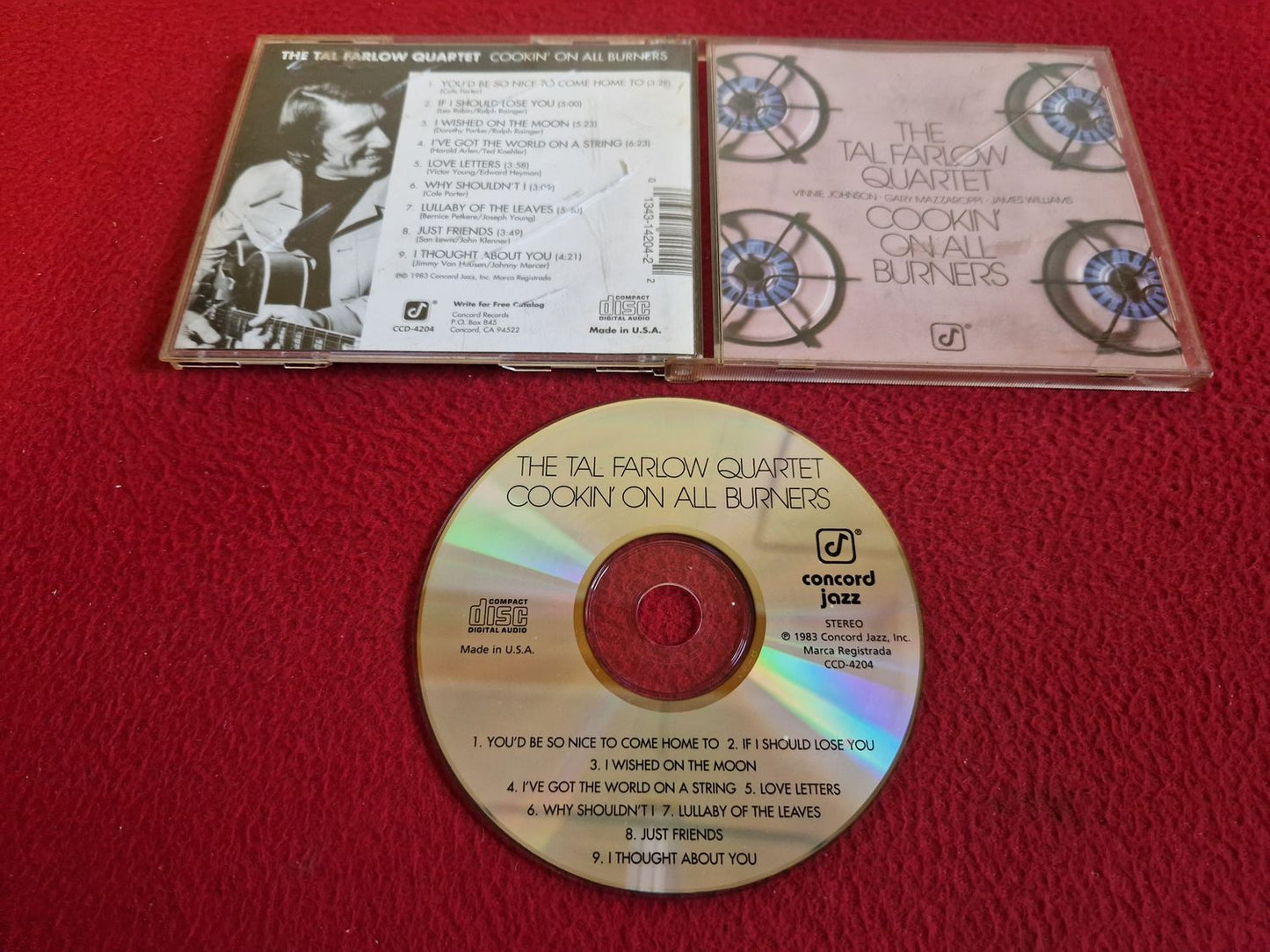 THE TAL FARLOW QUARTET COOKIN' ON ALL BURNERS CD