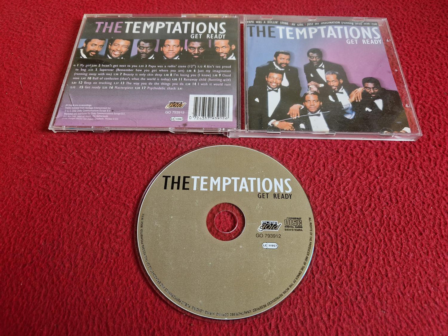 THE TEMPTATIONS GET READY CD
