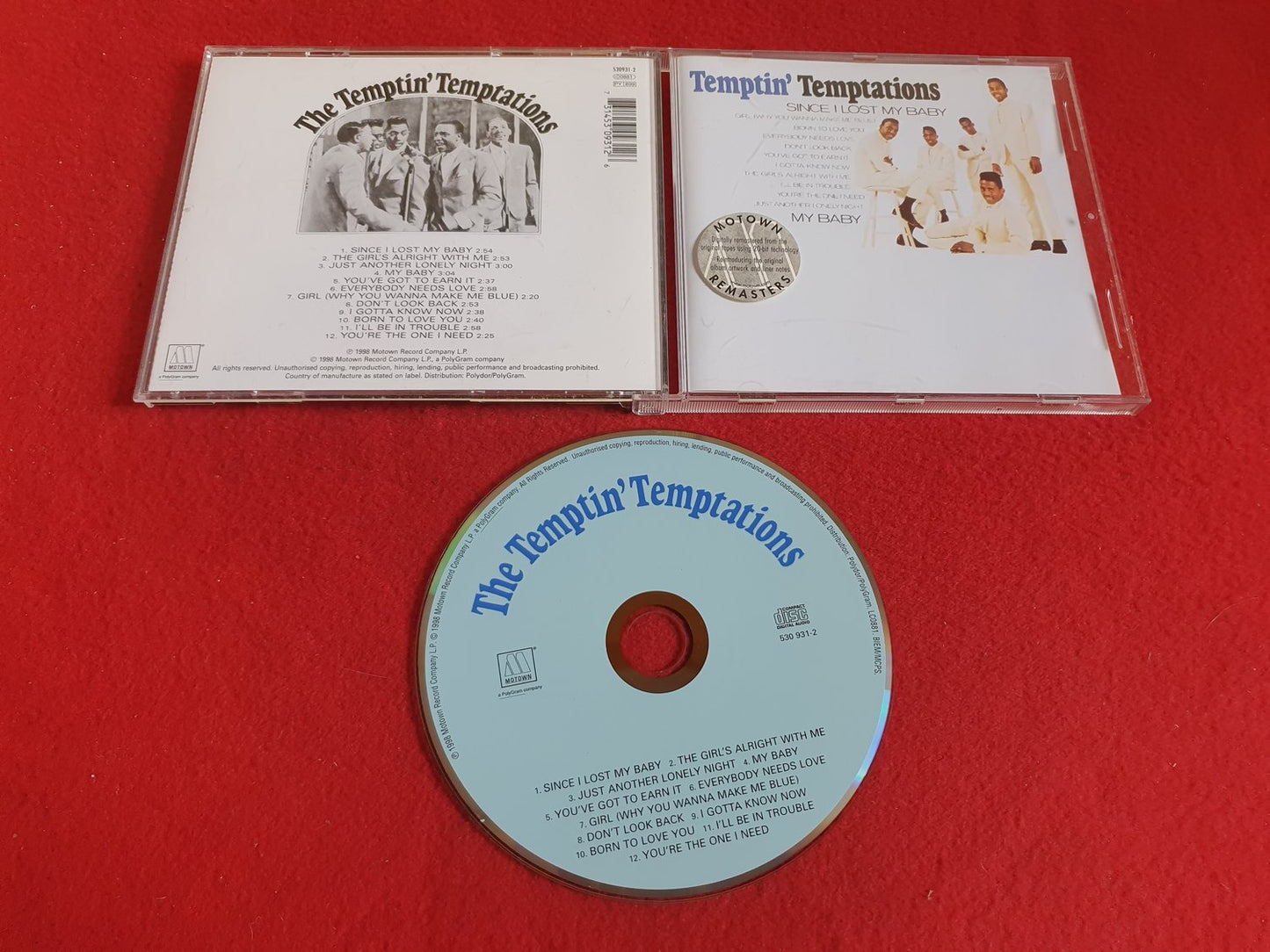 THE TEMPTIN TEMPTATIONS [ REMASTERED ] till CD