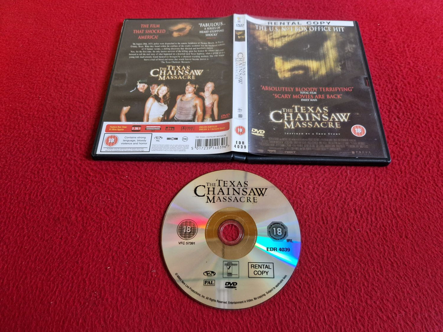 THE TEXAS CHAINSAW MASSACRE DVD