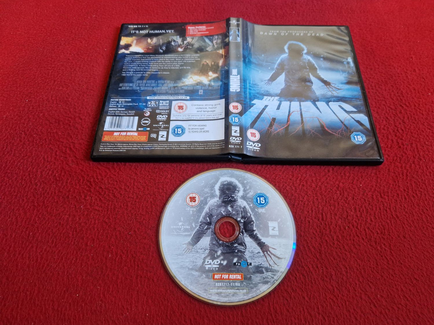 THE THING DVD