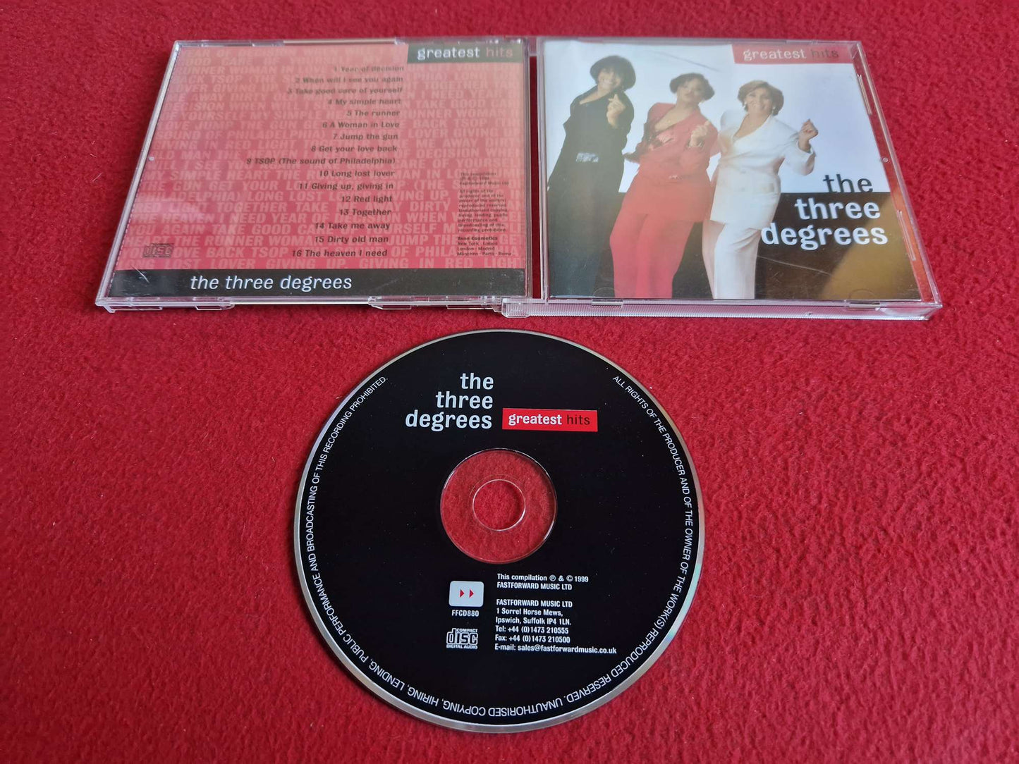 THE THREE DEGREES GREATEST HITS CD