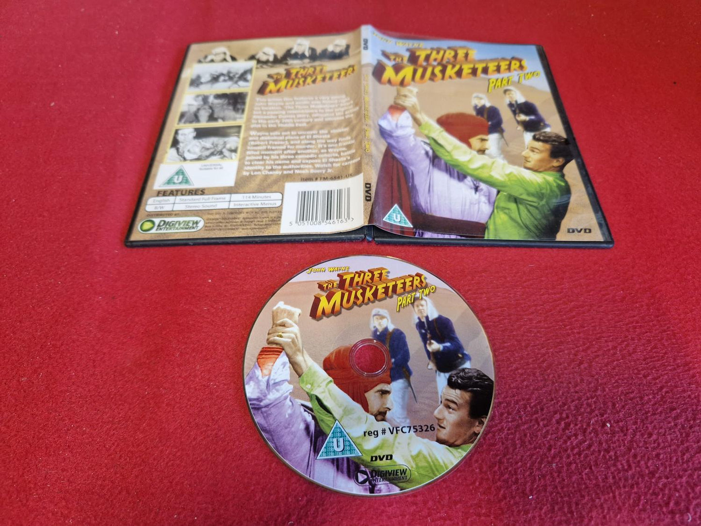 THE THREE MUSKETEERS PART TWO till DVD