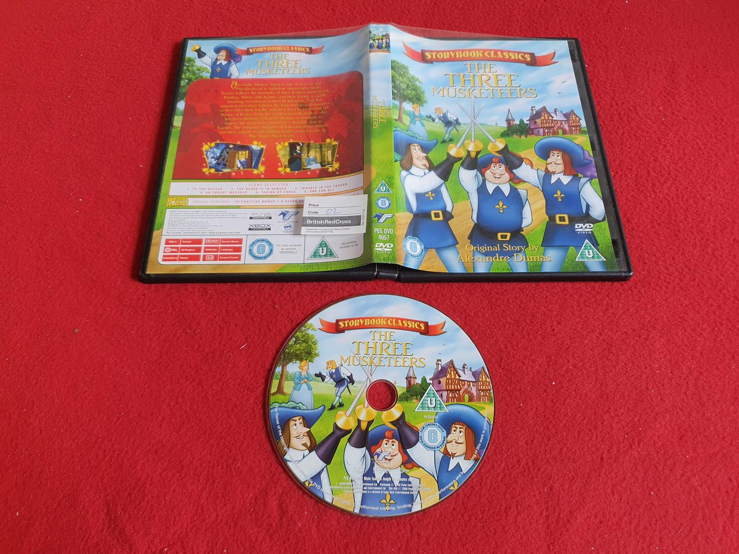 THE THREE MUSKETEERS [ STORYBOOK CLASSICS ] till DVD