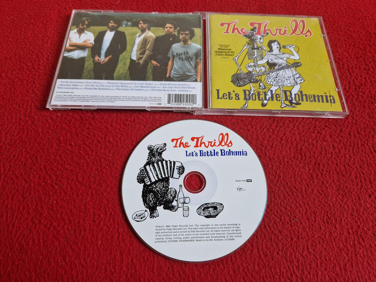 THE THRILLS LET'S BOTTLE BOHEMIA CD