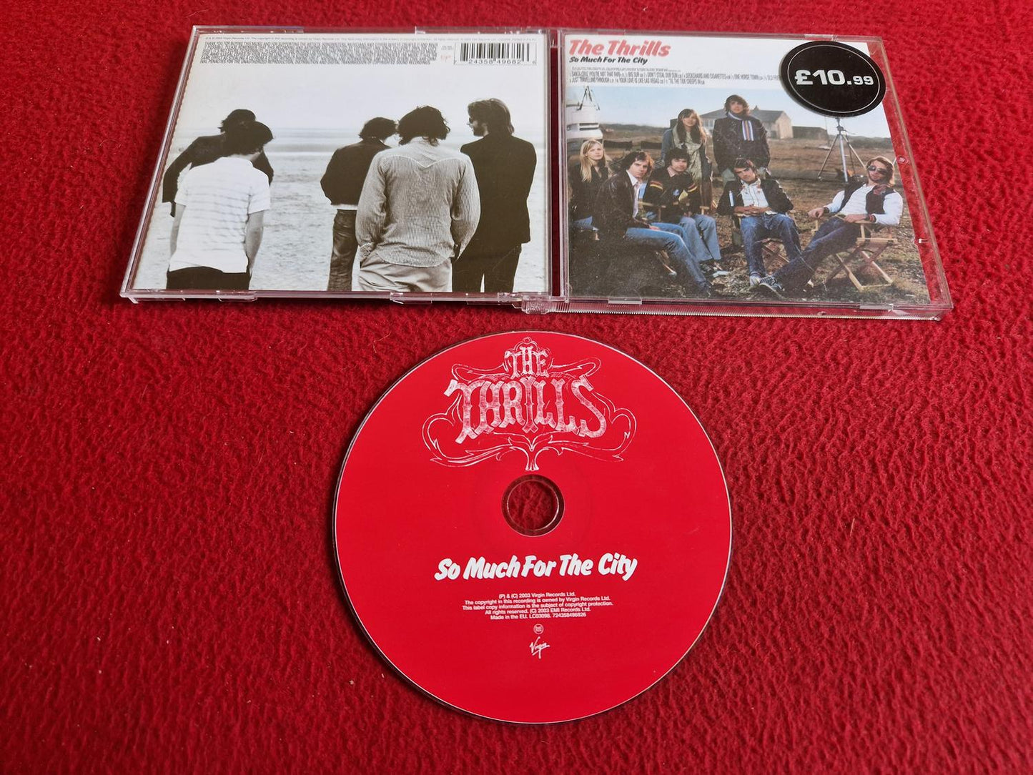 THE THRILLS SO MUCH FOR THE CITY CD