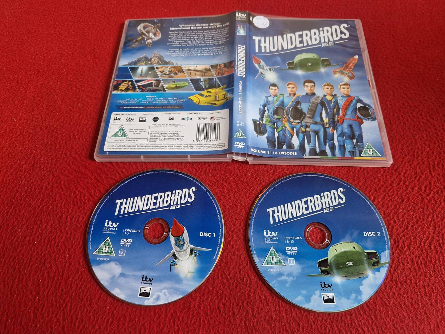THE THUNDERBIRDS VOLUME 1 13 EPISODES DVD