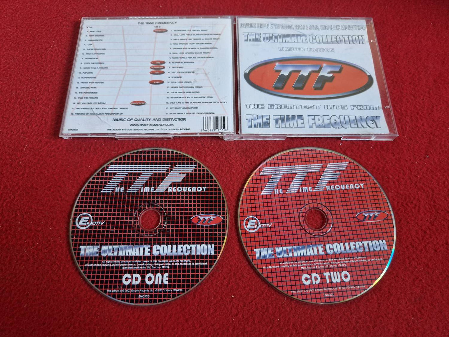 THE TIME FREQUENCY THE ULTIMATE COLLECTION LIMITED EDITION CD