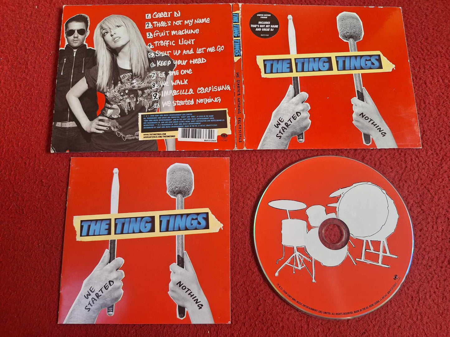 THE TING TINGS WE STARTED NOTHING CD