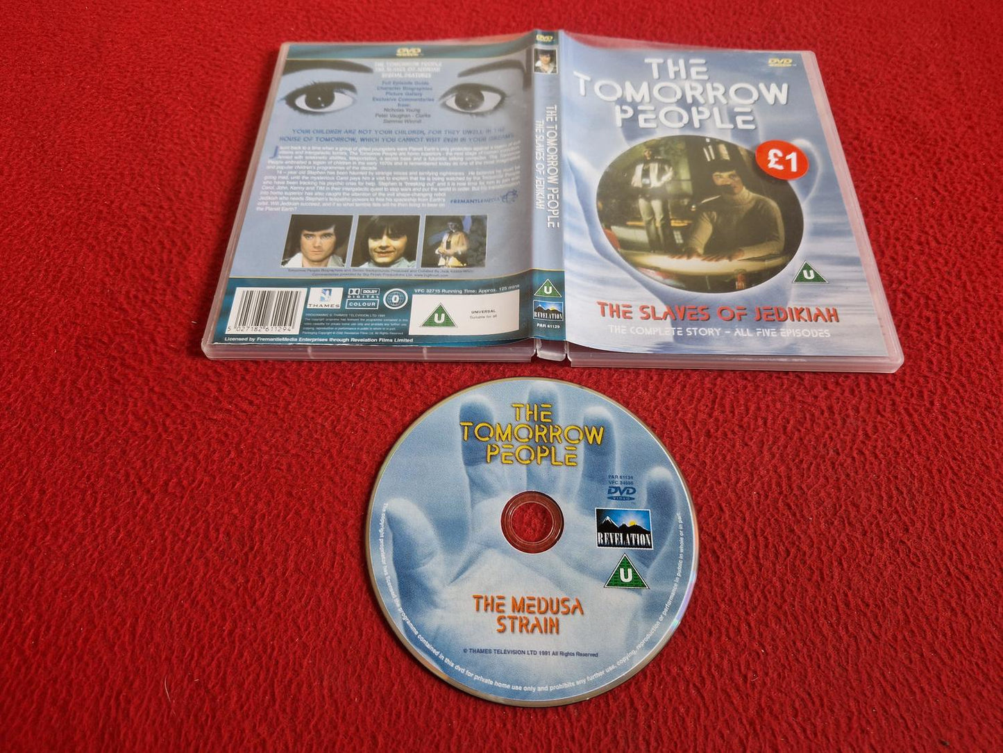 THE TOMORROW PEOPLE THE SLAVES OF JEDIKIAH THE COMPLETE STORY FIVE EPISODES DVD