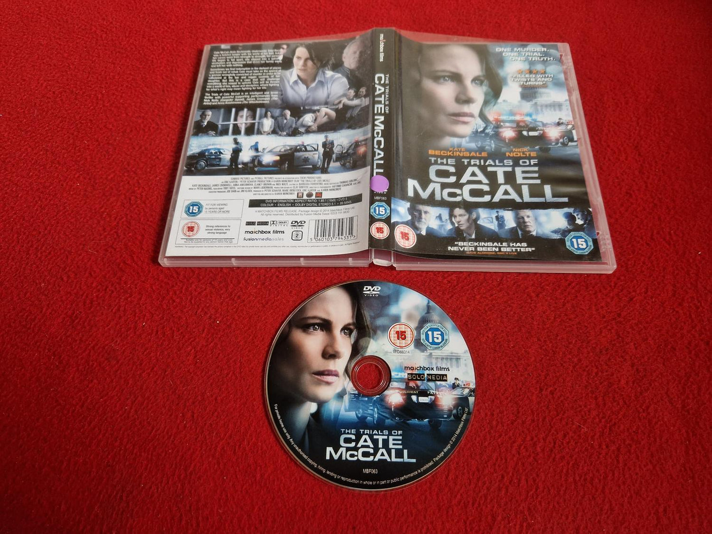 THE TRIALS OF CATE MCCALL DVD