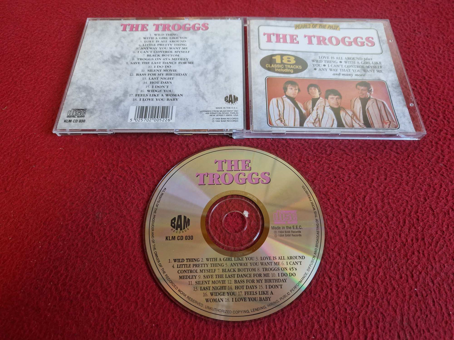THE TROGGS PEARLS OF THE PAST CD