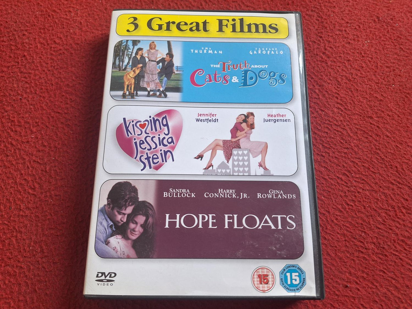 THE TRUTH ABOUT CATS & DOGS / KISSING JESSICA STEIN / HOPE FLOATS BOX DVD