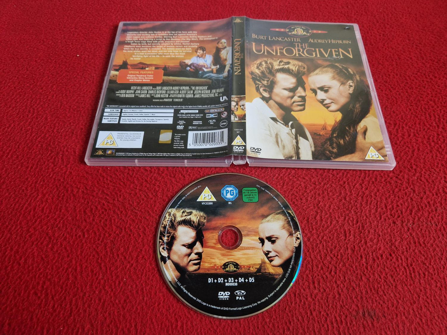 THE UNFORGIVEN [ SVENSK TEXT ] DVD