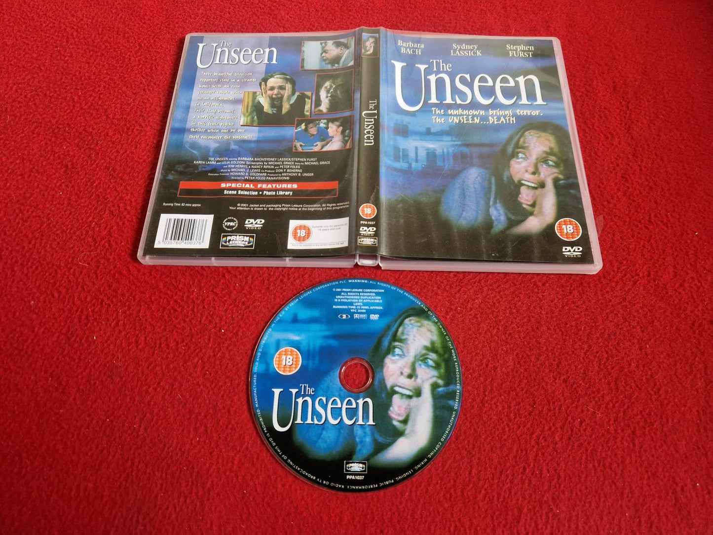 THE UNSEEN DVD